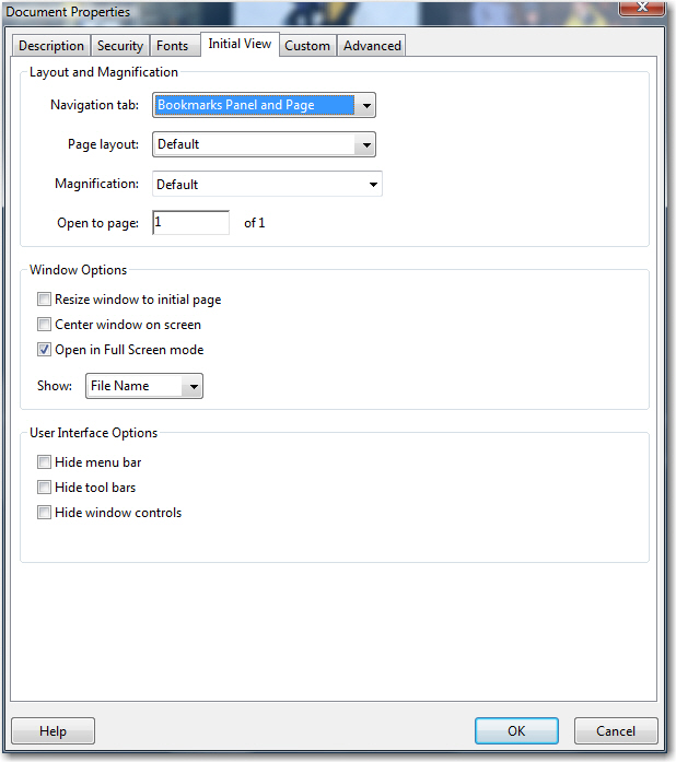 Initial View Settings For Pdfs Adobe Acrobat Xi Training Tutorial Hot