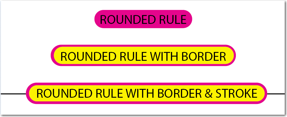 Adobe InDesign: Using Rules & Underlines Together