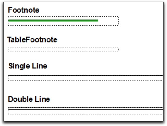 Adobe FrameMaker: Custom Footnote Rule