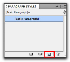 Adobe InDesign CS5: Option/Alt click on the New button to name the style at the same time that you create it.