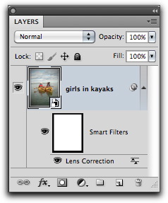 Adobe Photoshop CS4/CS5: Use Convert for Smart Filters to be able to edit the correction later.
