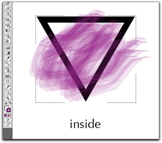 Adobe Illustrator CS5: Draw Inside with an Inside Stroke on the clipping object