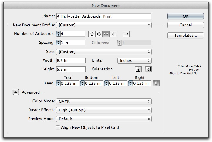 Adobe Illustrator: Setting New Document Profile Defaults – Rocky