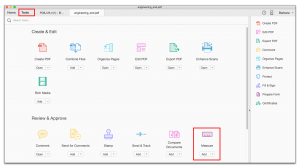 Adobe Acrobat DC: Measuring Tool