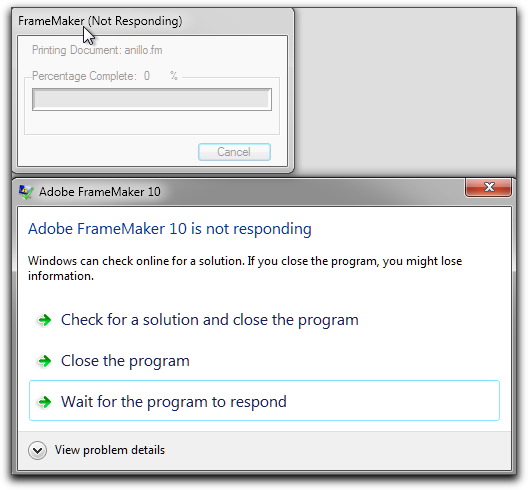 Adobe FrameMaker: Refusing to Create a PDF