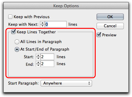 Adobe InDesign CS6: Enhanced split and span support