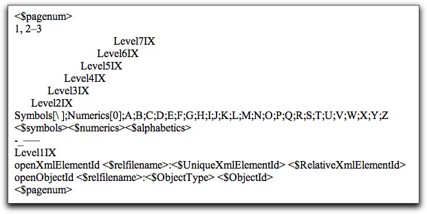 Adobe FrameMaker: The IX Reference Page