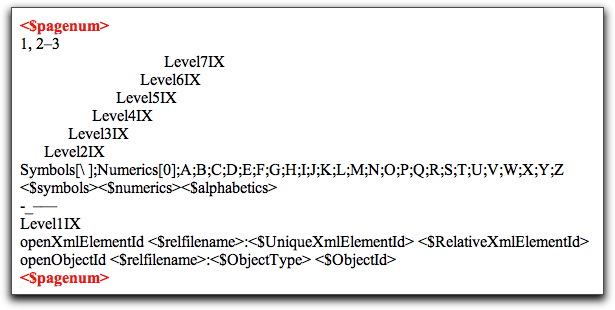 Adobe FrameMaker: The IX Reference Page