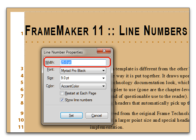 Line numbers display with a white background