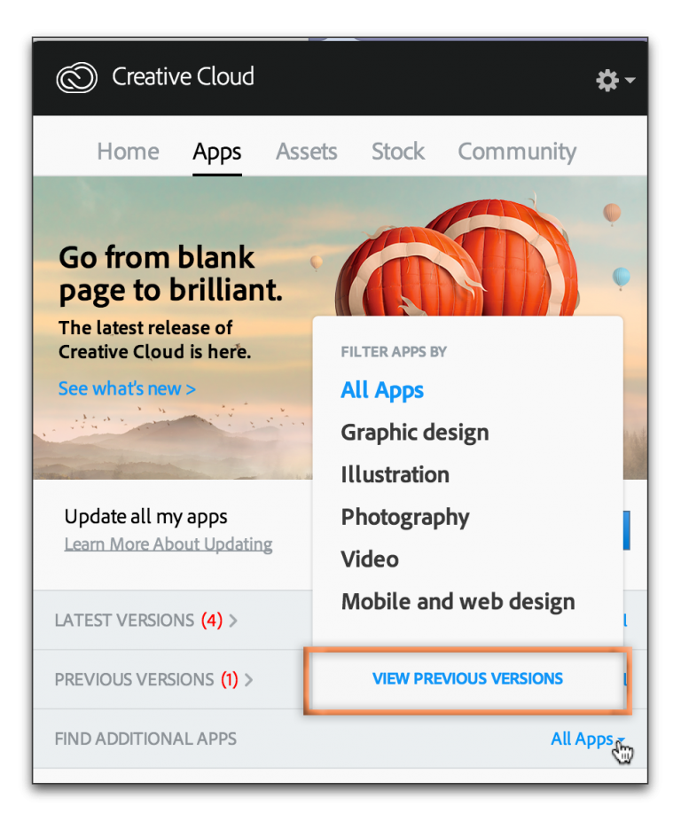 reinstall adobe creative cloud desktop app